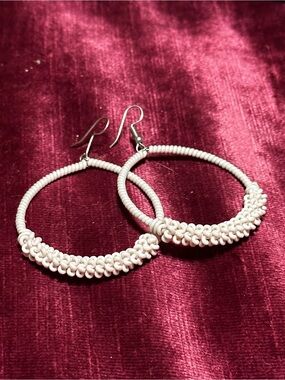 Hoop Earrings made with recycled materials